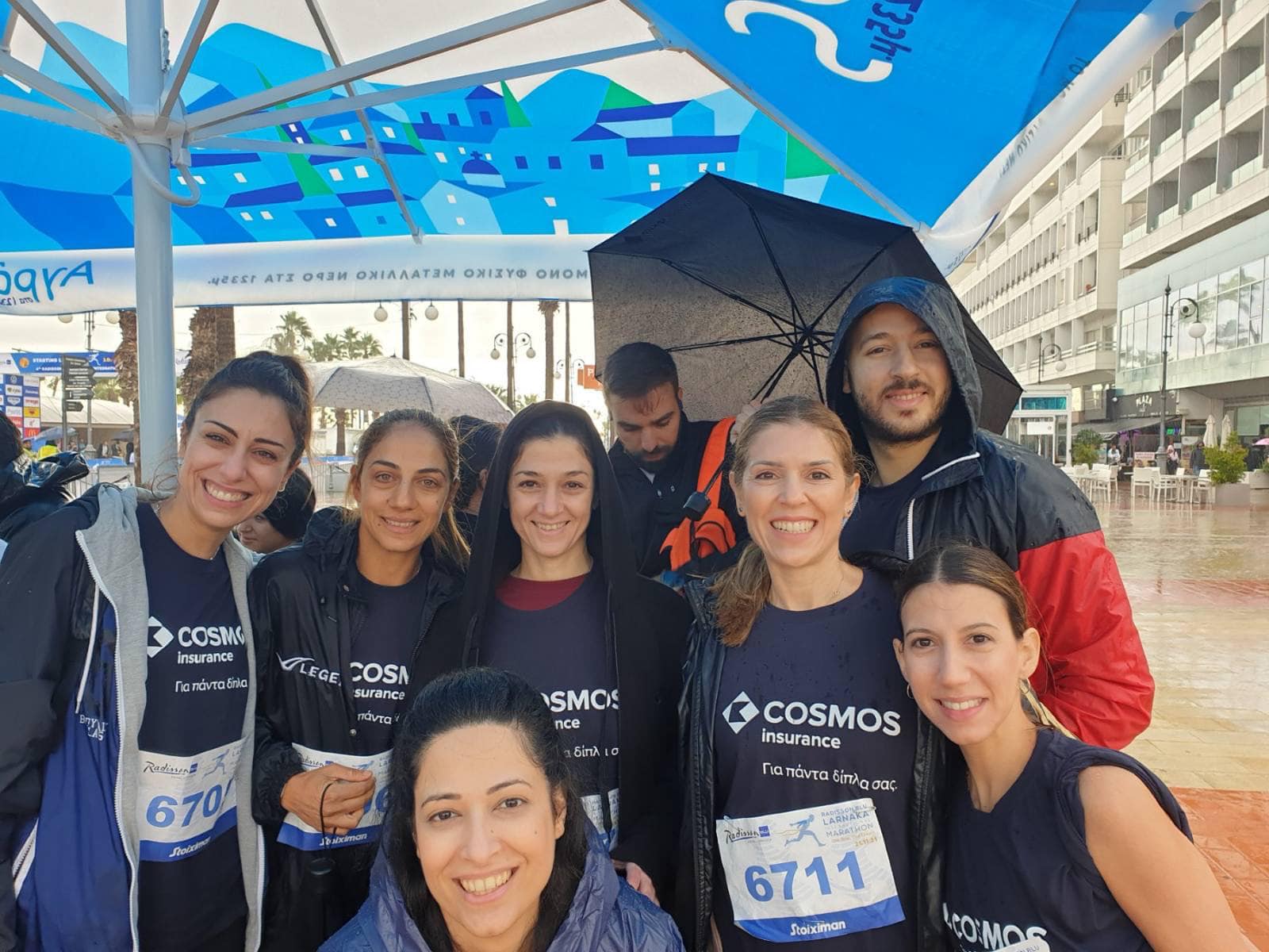 Cosmos Insurance: Έτρεξε στον Radisson Blu Μαραθώνιο Λάρνακας