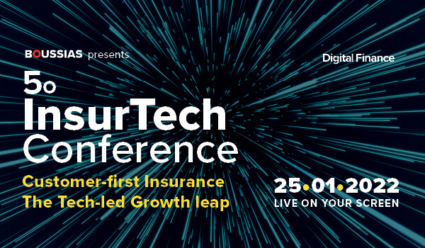 5ο Virtual Συνέδριο Insurtech: “Customer-first Insurance the Tech-led Growth leap”, live on your screen