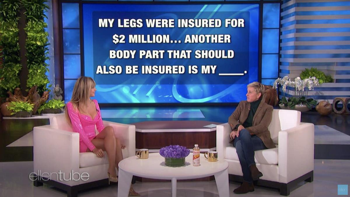 Χάιντι Κλούμ: Γιατί το ένα της πόδι είναι ασφαλισμένο για περισσότερα χρήματα από το άλλο;