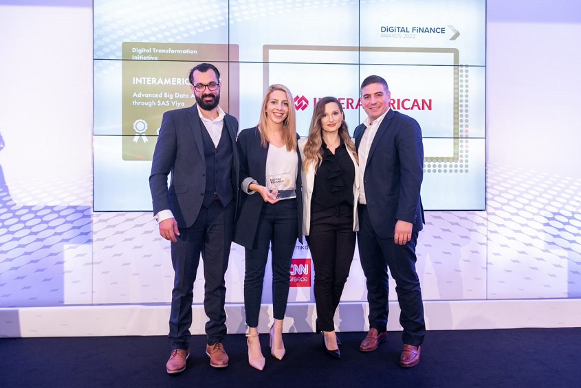 Η INTERAMERICAN απέσπασε τρία χρυσά βραβεία στα Digital Finance Awards 2022