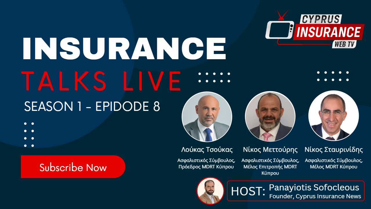 Σήμερα η 8η εκπομπή Insurance Talks Live, με μία εφ’ όλης της ύλης συζήτηση για το MDRT Κύπρου!