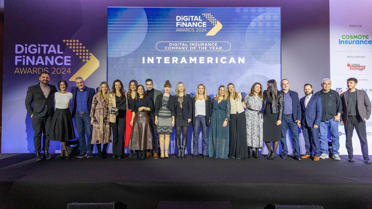 Κορυφαίες διακρίσεις για την Interamerican στα Digital Finance Awards 2024
