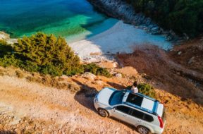 car-beach