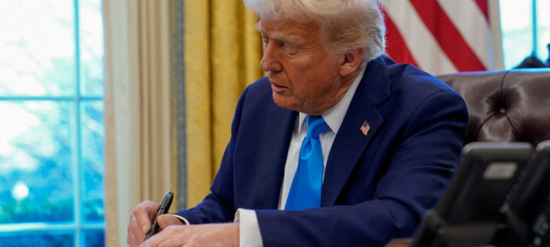 FILE PHOTO: U.S. President Donald Trump at the Oval Office in the White House