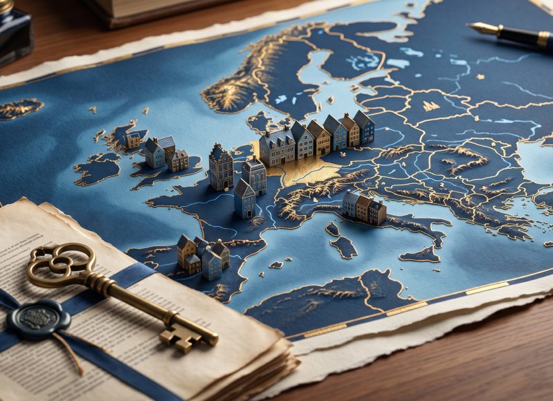 magnific__european-map-with-miniature-houses-placed-on-diffe__97686
