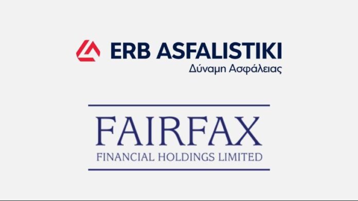 Ολοκλήρωση της συμμετοχής της Fairfax στην ERB Ασφαλιστική της Κύπρου
